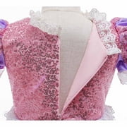 Girls Princess Costume Birthday Christmas Halloween Cosplay Carnival Fancy Dress,Child 3t