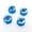 Blue, variant on 4PCS Aluminum Alloy Hexagon Wheel Hex Seat Mount Hub Pins 7mm Upgrade Short Truck RC Car Parts For TRAXXAS SLASH 4X4 Accessories