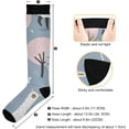 thumbnail image 3 of GZHJMY Alpaca Compression Socks, Women Men Long Stocking (20-30mmHg), Travel Knee High Stockings for Athletic Sports,Running,Cycling,Nursing, 3 of 7