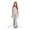 White, variant on TiaoBug Kids Girls Sequins Jumpsuit Wide Leg Pants V Neck Cape Princess Party Ball Gown Burgundy 16