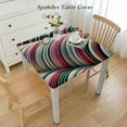 thumbnail image 2 of nygtbtfer  Oval Fabric Tablecloth,  Carnival Stripe, Indoor and Outdoor Table Cloth with Flannel Backing, Bold Spring Festival Stripe, 2 of 7