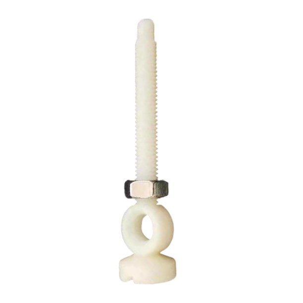 Tornillo de repuesto para lavabo de baño, tapón ajustable para desagüe de tocador, profesional Blanco 625 mm