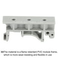 thumbnail image 3 of Unique Bargains PCB DIN Rail Mounting Bracket Carrier Clips, for 35mm DIN Rail Gray, 5 Sets, 3 of 4