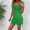 Green, variant on Cagogo Women Ruched Bodycon Dress Sexy Sleeveless Scoop Neck Side Drawstring Tank Dresses Backless Summer Beach Party Club Mini Dress