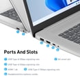 thumbnail image 7 of HP Essential 17.3" FHD Laptop, AMD Ryzen 5 7430U, 32GB RAM, 2TB SSD, Windows 11 Home, Silver, 7 of 7
