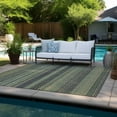 thumbnail image 6 of Addison Rugs Chantille Indoor/Outdoor Transitional Stripes Sage Washable Rectangle Rug, 2'6" x 3'10", 6 of 6