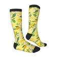thumbnail image 3 of Balery Lemon Fun Novelty Socks Men'S Women'S Crew Socks Funny Crazy Novelty Socks Quirky And Cool Socks, 3 of 9