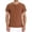 Brick Red, variant on TIHLMK Tshirts Shirts for Men Men's Solid Color Round Neck Half Button Pullover Casual Short Sleeve T-Shirt