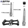 thumbnail image 4 of Ztto 1 par de aleaciones de aleación Pedal plano Pedal de acero Axis 32 Puntos de bicicleta Pedales Ciclismo Reemplazo de Ciclo Accesorios de Parte Suministros Verde Guardurnaity OD002852-05B, 4 of 7
