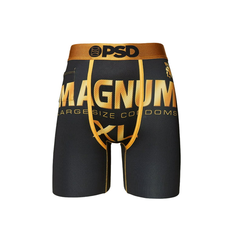 Magnum XL Lubricated Condom Logo Men's Boxer Briefs-Small (28-30) 