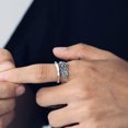 thumbnail image 2 of Guardurnaity Anillo de apertura de hip hop para hombre, moda ajustable de cobre, boda, fiesta nupcial, trabajo, viaje, yema del dedo, joyería de roca para Ropa, zapatos y accesorios Miscelánea Guardurnaity AP015625-00, 2 of 6