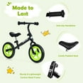 thumbnail image 2 of Canddidliike Kids Bike for Children 1-5 Years Old, 2 Wheel Toddler Balance Bike for Boys Girls in Green, 2 of 7