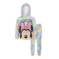thumbnail image 2 of Disney Minnie Mouse Girls 2 Piece Tie Dye Hoodie and Pants Set for Toddlers and Infants, 2 of 7
