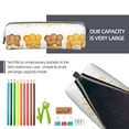 thumbnail image 5 of Sikiie Pumpkin Pie Gnome Leather Pencil Case, Makeup Pouch, Zipper Pouch for Daily Essentials, Storage Organizer, Cosmetics and Stationary Bag, 5 of 7