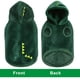 thumbnail image 3 of Sudadera con capucha Idepet para perro dinosaurio, cálido disfraz de forro polar, talla XL, 3 of 8