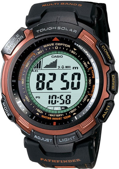 Casio Pathfinder PAW1300B-4 Solar Atomic watch, Compass, altimeter, - Walmart.com