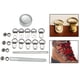 thumbnail image 1 of Bota Hugo Ganchos de encaje Reparación de ojales Manualidades de bricolaje Plata 8x12mm ganchos de encaje para botas, 1 of 10