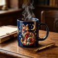 thumbnail image 6 of Coffee Cat Pattern Mug, Creative Daily Drinking Cup, Home Desktop Decor, Holiday And Daily Gift, 6 of 6