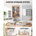 thumbnail image 4 of miduoduo-Storage Containers for Diamond Painting Accessories, 2 Packs Stackable Craft Storage Organizers 64 Slots Individual Containers for Diamond Art Beads Nail Pill Rhinestones Seed, 4 of 4