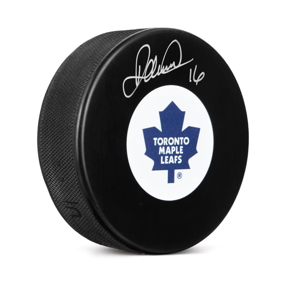 Darcy Tucker Rondelle Rétro à Logo des Maple Leafs de Toronto Signifiée