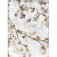 thumbnail image 5 of Camilla Branches Twigs Leaves  Browns Gold White Textured Fabric Benson Mills (52 x 70 Rectangle), 5 of 8