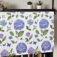 thumbnail image 5 of Valances for Windows, Purple Hydrangeas Light Filtering Window Treatment Valances for Living Room/Bedroom/Bathroom Windows, Spring Botanical Garden Florals 54"x 18" Rod Pocket Kitchen Curtains, 5 of 9