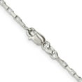 thumbnail image 3 of Sterling Silver 1.65mm Elongated Box Chain (16 X 1.65) Made In India qpe13-16, 3 of 5