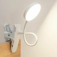 thumbnail image 2 of Desk lamp, 3-color LED stepless dimming bed clamp lamp, 360°, 2 of 5