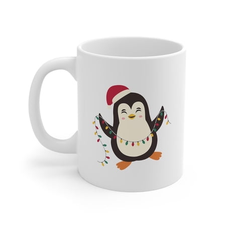 H1oliday Penguin Coffee Mug, Winter Animal Lover Gift(176511）