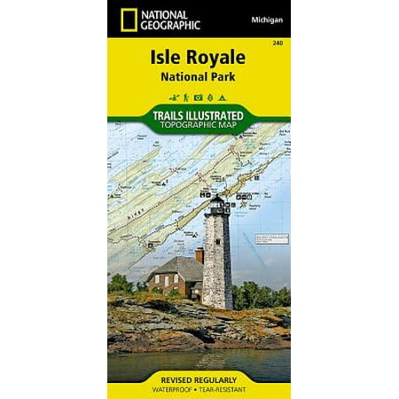 National Parks Issue - National Geographic Maps: Trails Illustrated: Isle Royale National Park - Folded Map