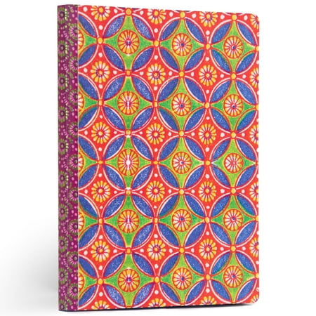 eeBoo Piece & Love: Luisa's Pattern Gilded Journal - Hardcover Adult Diary Book, Journaling & Sketching, 112 Dotted & Lined Pgs, 81lb Acid-Free Paper