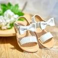 thumbnail image 2 of Toddler Girls Sandals Soft Rubber Flats Summer Baby flower girl Shoes, 2 of 6