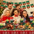 thumbnail image 4 of Ayieyill 170Pcs Christmas Party Supplies, Christmas Disposable Dinnerware Set for 24 Guests, Merry Christmas Theme Holiday Tableware Decorations Kit(Red Green), 4 of 7