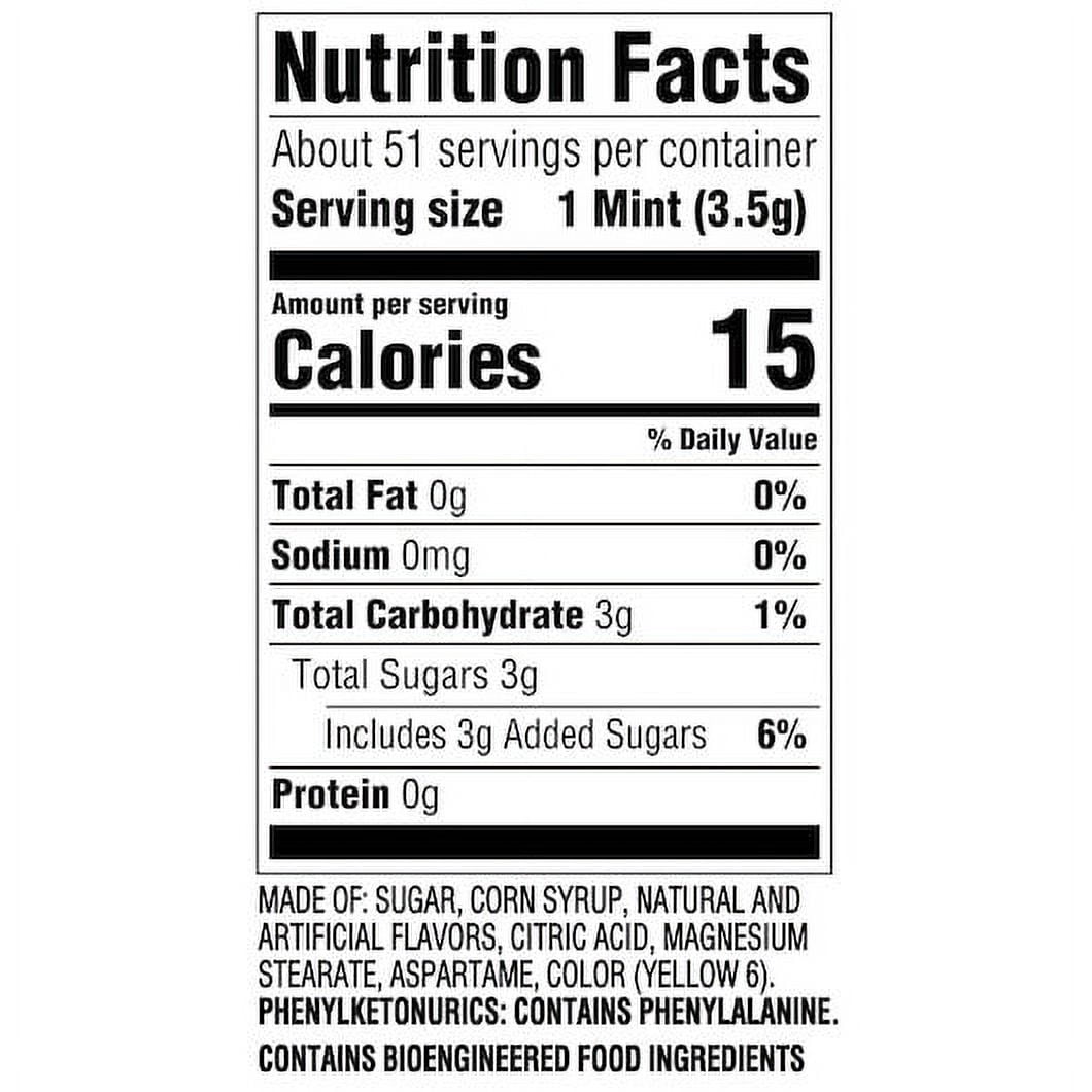 LIFE SAVERS Orange Mints Hard Candy Bag, 6.25 ounce Pack of 12