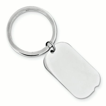 Sterling Silver Engravable Key Chain