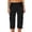 D106/Black, variant on Afdoent Capri Pants For Women Summer Women Multi Pocket Trousers Outdoor Casual Sports Cropped Pants Overalls Thin Loose Cargo Pants Fashion Vacation Clothes