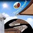 thumbnail image 2 of ShadeMart 7' x 12' Brown Super Ring Customized Size Order To Make Sun Shade Sail CTAWRN canopy Awning Shades for Patio-260 GSM-Commercial Standard Heavy Duty, 2 of 6