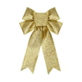 thumbnail image 2 of Large Christmas Glitter Bows Ornaments Sparkly Star‑Speckled Bow Decor Xmas Tree Hanging Decorations For Wreath Wrapping Holiday Home Decor Multiple Colors & Patterns, 2 of 9