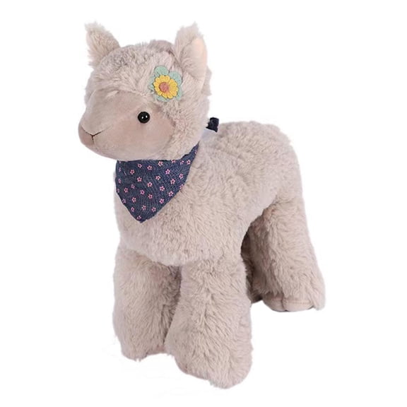 Lazsy Alpaca Plush Doll, Alpaca Stuffed Toy, Adorable Lifelike Decor, Cuddly Ornament, M