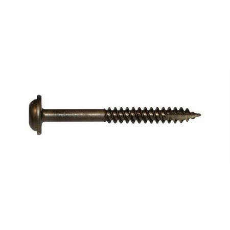 

Screw Products CTX7112F-1 Steel Star Round Head Pocket-Hole Screw #7 x 1-1/2 in.