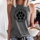 thumbnail image 2 of Camiseta Sin Mangas Para Mujer Sin Mangas Cami Tops Moda Casual Impreso Señoras Cuello Redondo Chaleco Camiseta Odeerbi ODB157684, 2 of 5