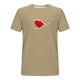 thumbnail image 5 of Tops para hombre, blusas y camisas de manga corta con cuello redondo para hombre, camiseta deportiva informal con estampado de corazones a la moda para hombre, blusa de poliéster de manga corta con cu, 5 of 5