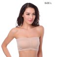 thumbnail image 2 of Sujetador inalámbrico sin tirantes Bras Bandeau Accesorios Removables Pads sin fisuras Pull-On Cierre Ropa interior cómoda para vestido de noche Color de la carne seitruly AP008611-05B, 2 of 6