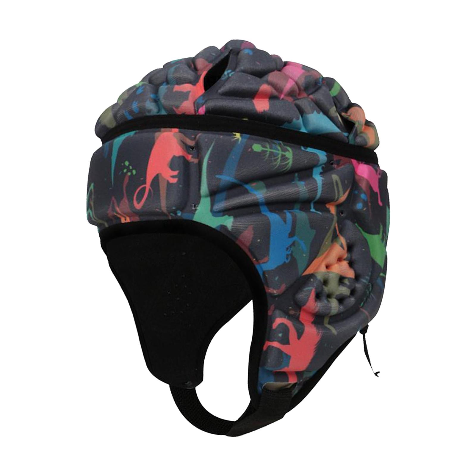 Casque De Rugby Enfant – Coque Souple Rembourrée, Aérations, Mentonnière Réglable