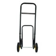thumbnail image 6 of Firewood Log Cart Carrier - Outdoor or Indoor Black Steel Wood Rack Storage Mover - Rolling Wheeled Metal Dolly Hauler - Wood Moving Equipment, 6 of 15