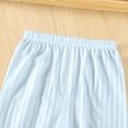 thumbnail image 4 of Nilvkv Girls Lightweight Pants, Girls Joggers, Relaxed Fit Lightweight Solid Color Cuffed Sweatpants with Elastic Waist, ideal for Summer Days Blue 18-24 Months, 4 of 9