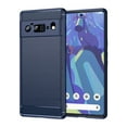thumbnail image 1 of PANDACO Étui en Métal Brossé Bleu Marine pour Google Pixel 6a, 1 of 3