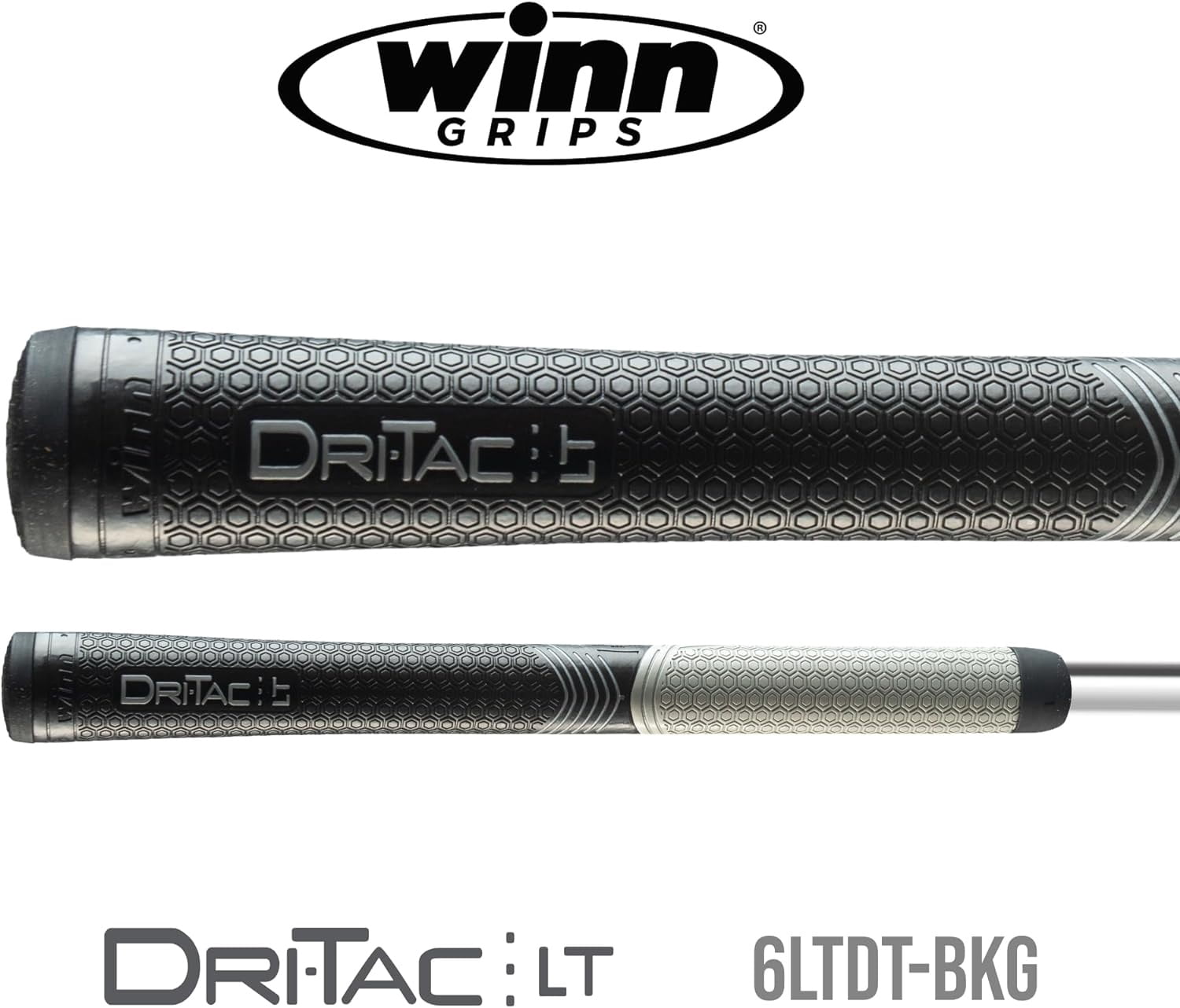 Winn Grips Dri-Tac LT Series Golf Grip Bundle - 9 Piece, Polymer Technology, Better Control