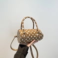 thumbnail image 2 of ibiyuan Cute Tote Bags For Women Minimalist Polka Dot Versatile Crossbody Shoulder Tote Bag for Women, Lightweight Fashion Daily Carryall Gifts For Her, 2 of 9