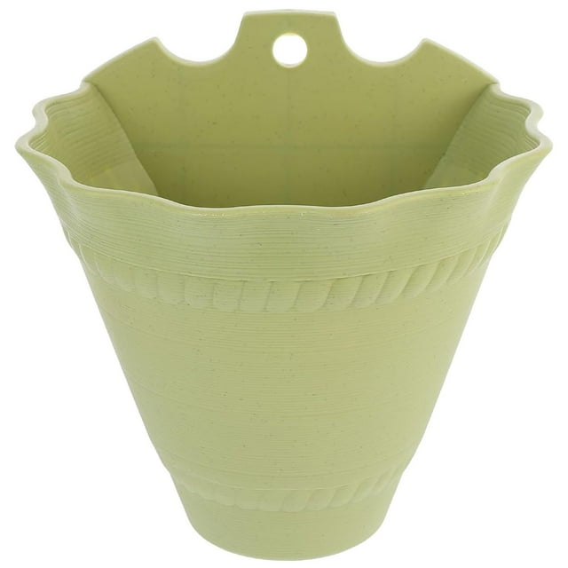 MOQIN Resin Wall Hanging Planter Pots Vertical Garden Living Wall Mount Window Hang Box Container Indoor Outdoor for Plants Flowers Kitchen Herbs Holder with Drainage